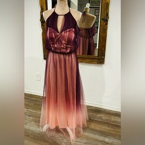 Ombré tulle maxi dress prom homecoming Fairycore evening ball gown sz 5XL